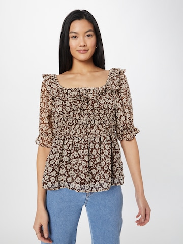 Dorothy Perkins Blouse in Brown: front