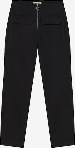 Thinking MU Regular Cargo Pants 'KATH' in Black: front