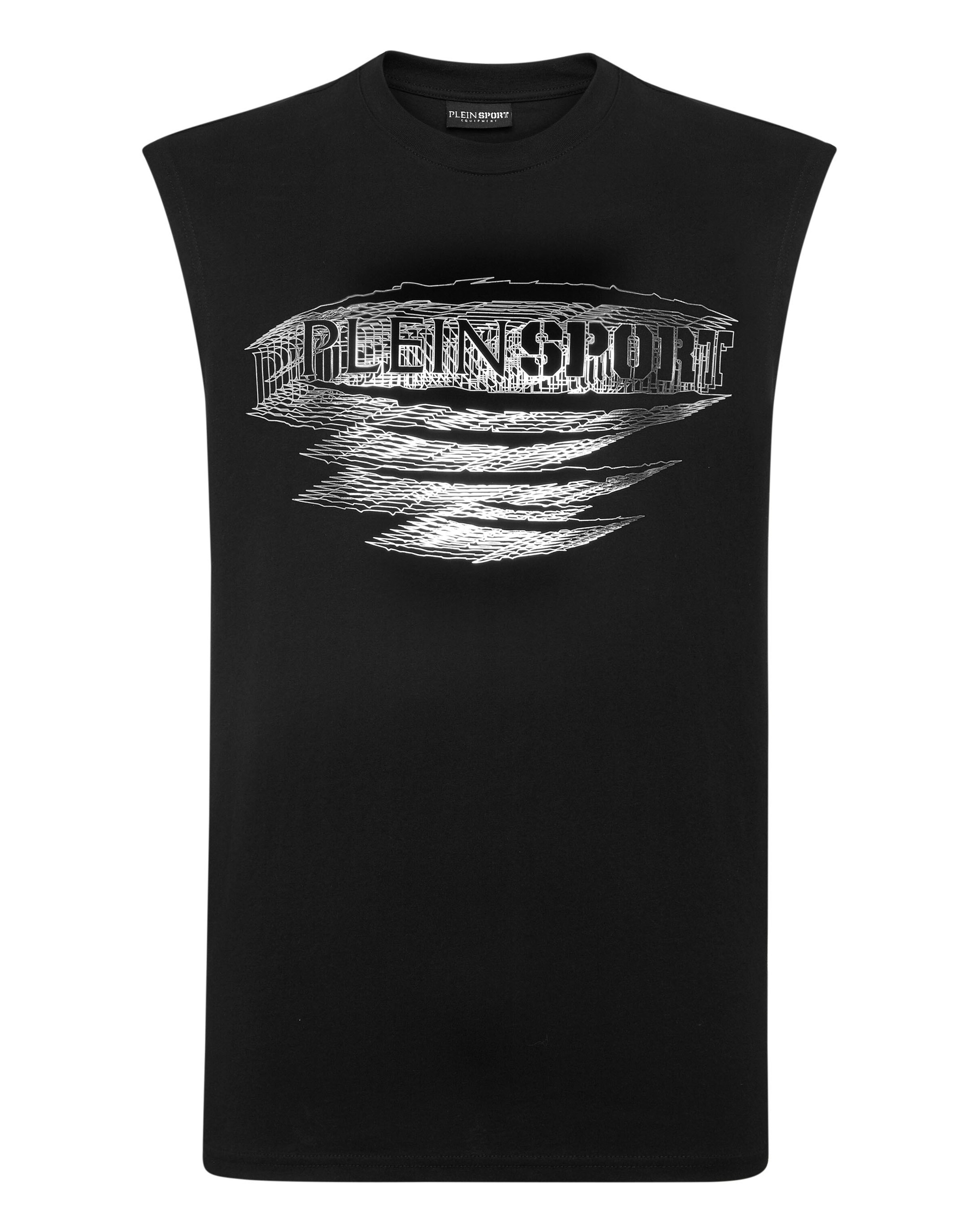 Plein Sport - Camiseta en negro: frente
