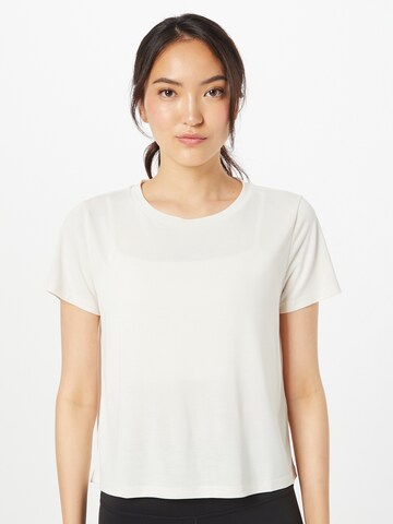 Moonchild Yoga Wear Funkční tričko – bílá: přední strana
