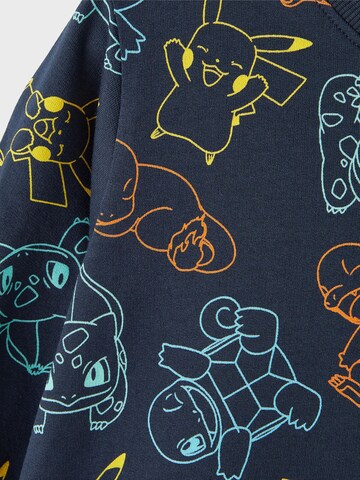 NAME IT Sweatshirt 'Pokémon' i blå