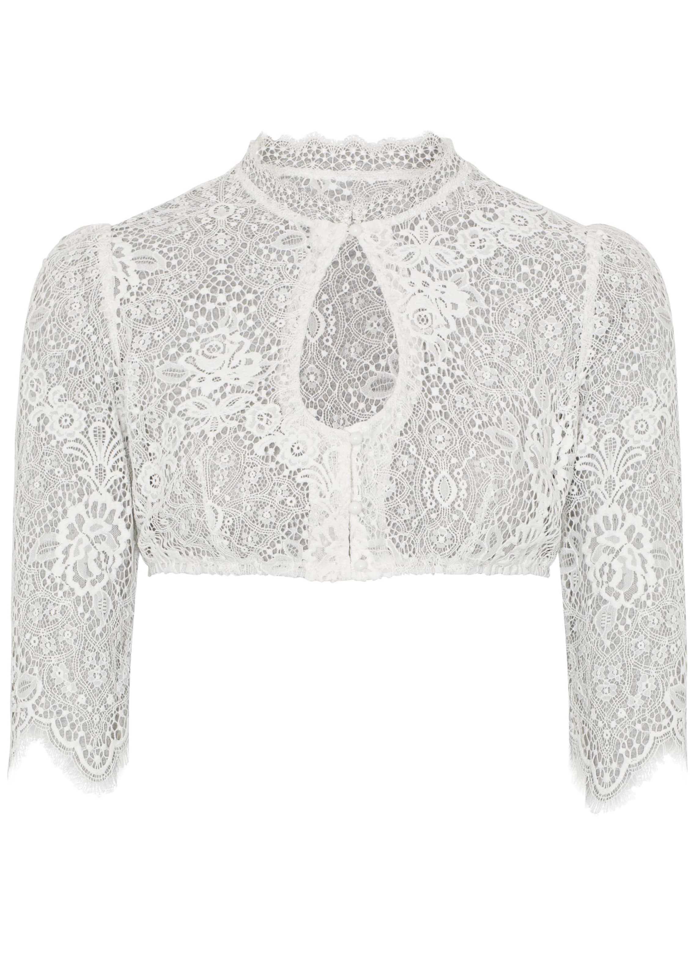 SPIETH & WENSKY Bluzka ludowa w kolorze biały: przód