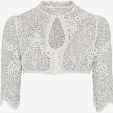SPIETH & WENSKY - Blusa tradicional en blanco: frente