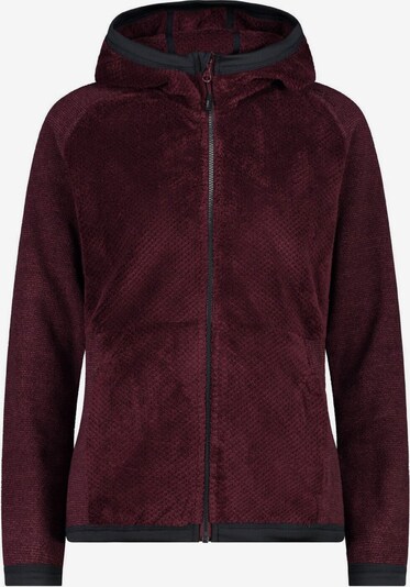 CMP Athletic Fleece Jacket in Wine red, Item view