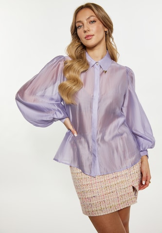 faina Bluse in Lila: predná strana