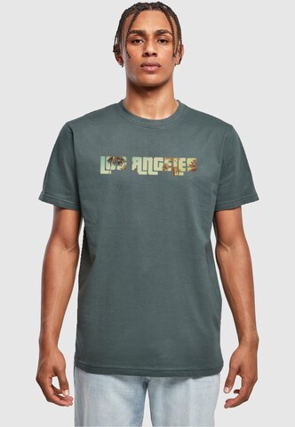 Merchcode Shirt 'Grand Los Angeles' in Green: front
