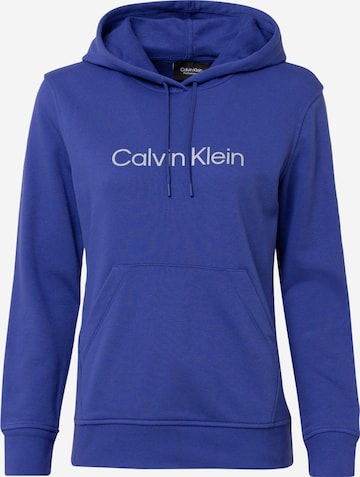 Calvin Klein Sport Sportovní mikina – modrá: přední strana