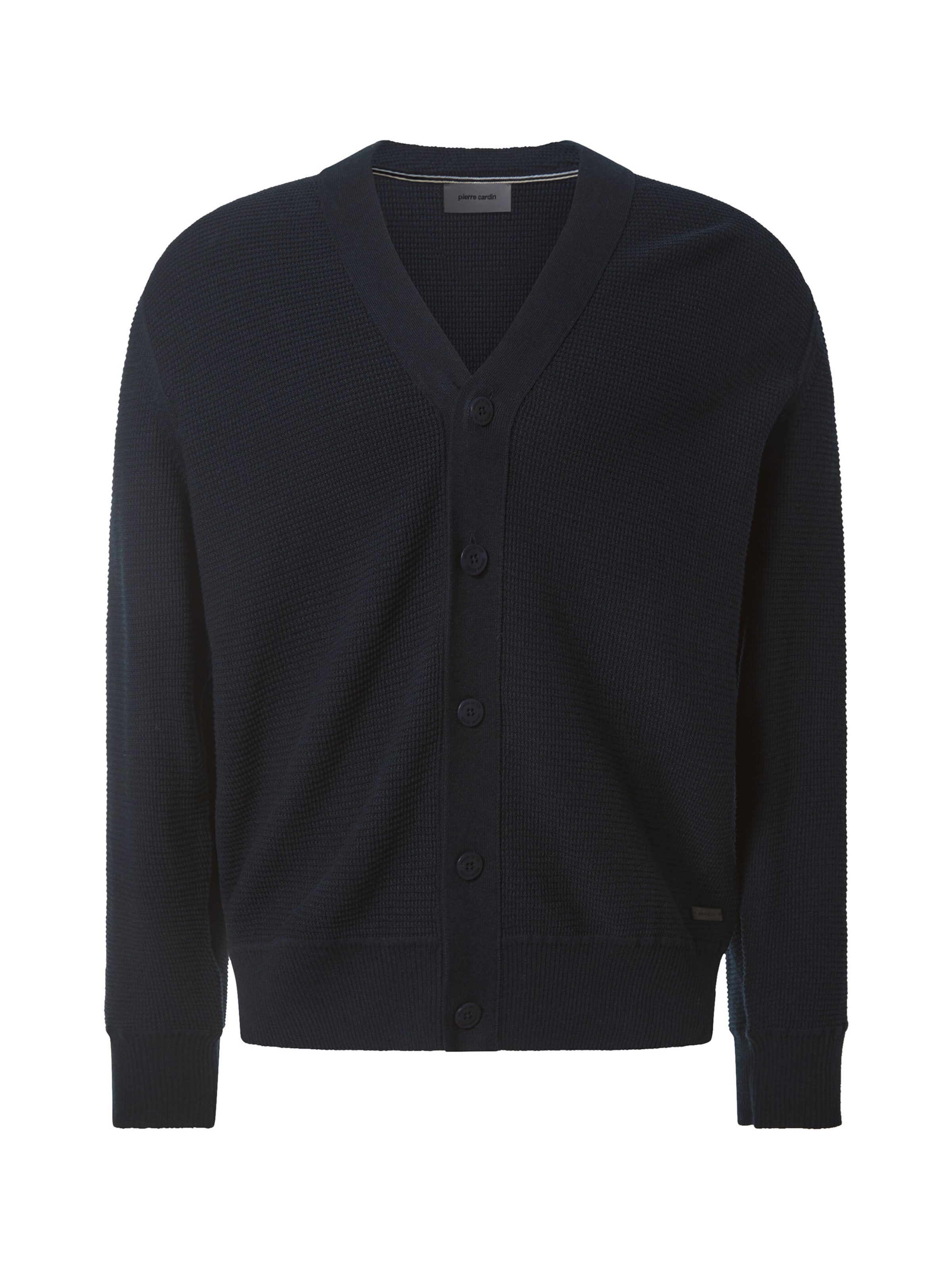 PIERRE CARDIN Gebreid vest in Blauw: voorkant