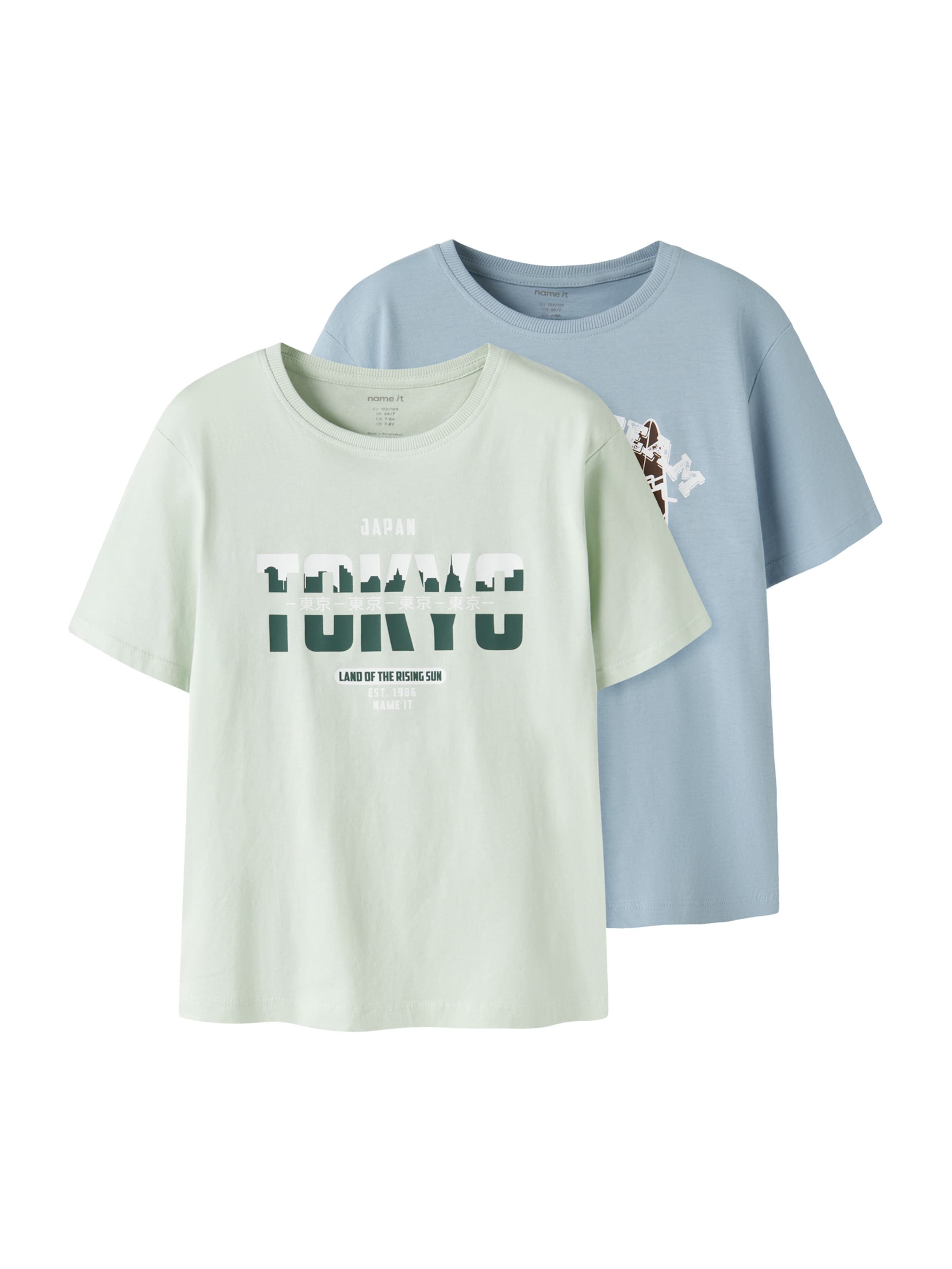 NAME IT - Camiseta 'NKMVILOGO' en azul: frente