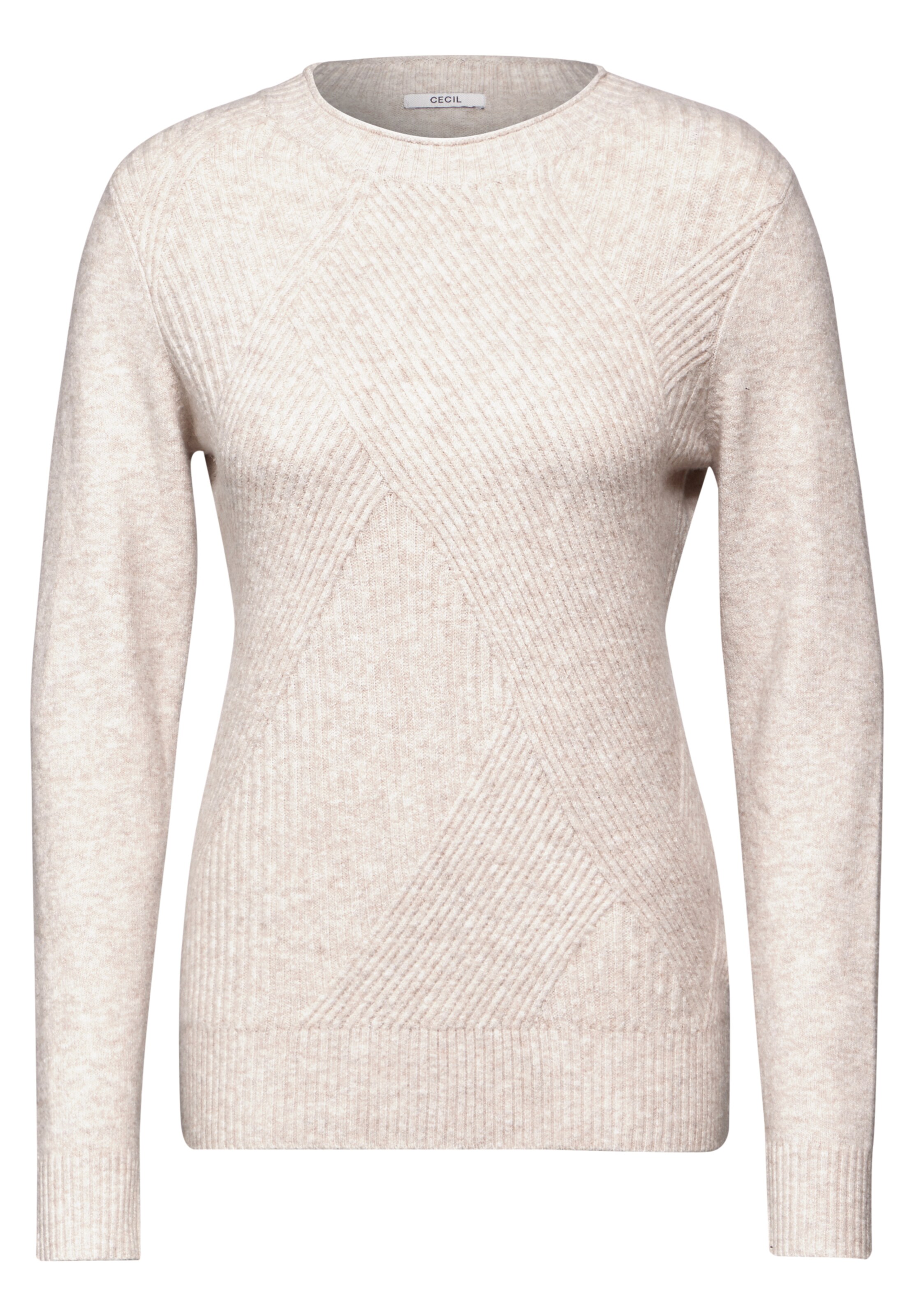 CECIL Pullover in Beige: Vorderseite