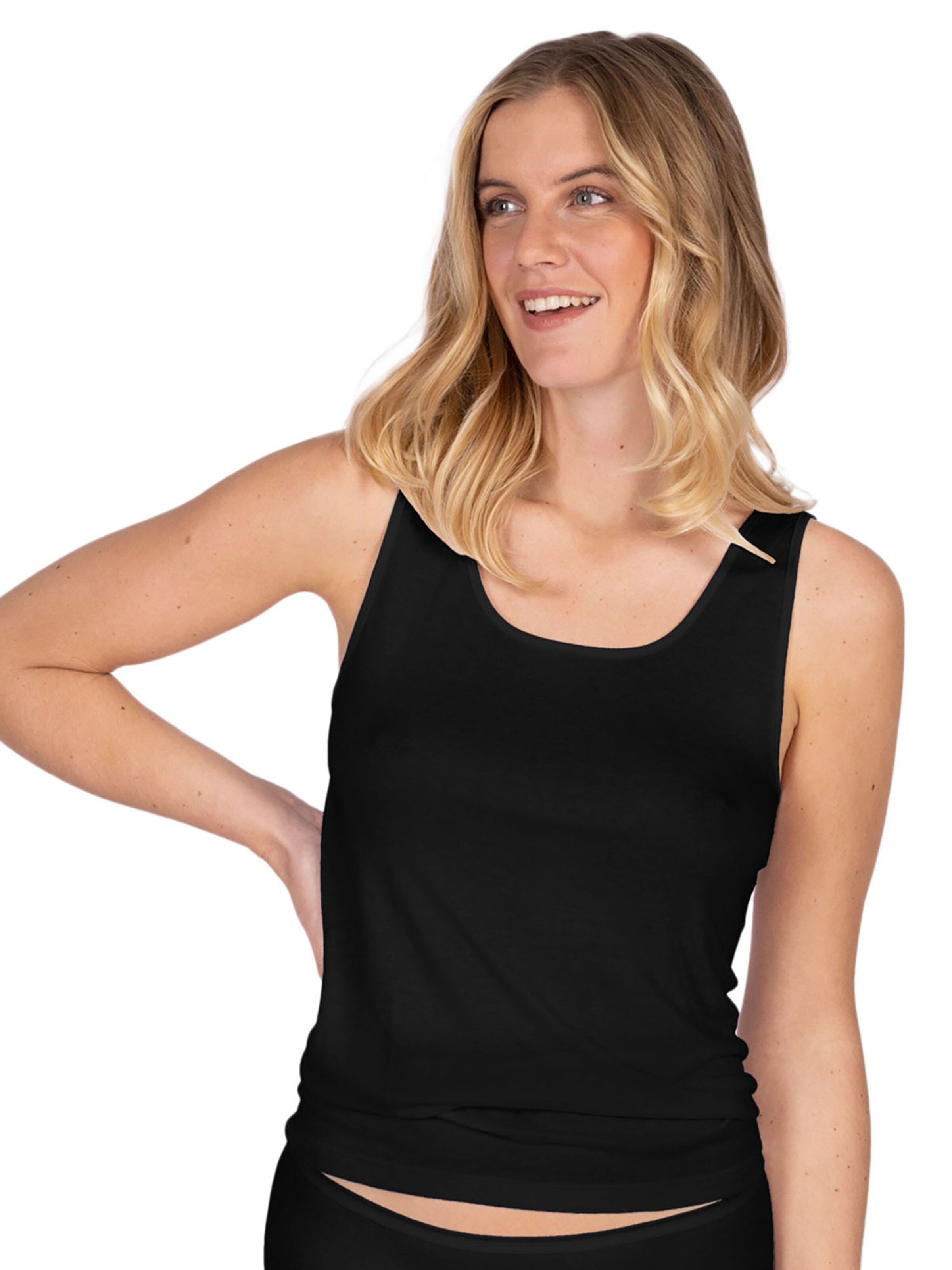 Nina von C. Undershirt 'Motion' in Black
