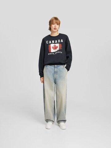 Bershka Sweatshirt i grå