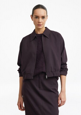 Veste mi-saison COMMA en violet : devant