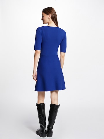 Morgan Knitted dress in Blue