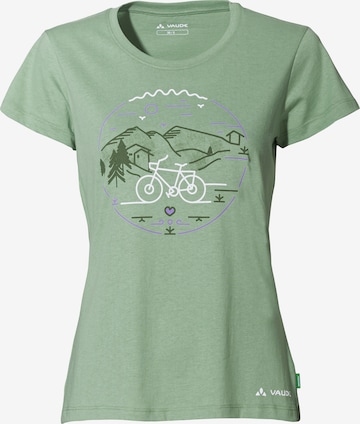VAUDE Functioneel shirt 'Cyclist' in Groen: voorkant