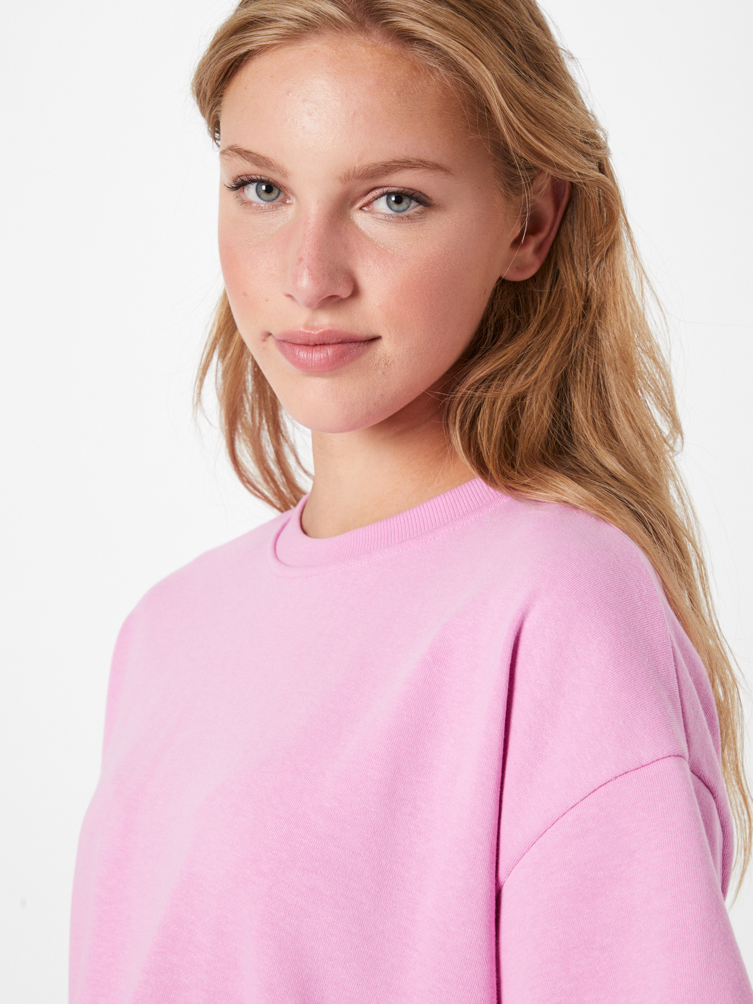 PIECES Sweatshirt CHILLI in Pink 