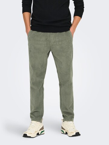 Only & Sons - regular Pantalón 'ONSLinus' en gris: frente