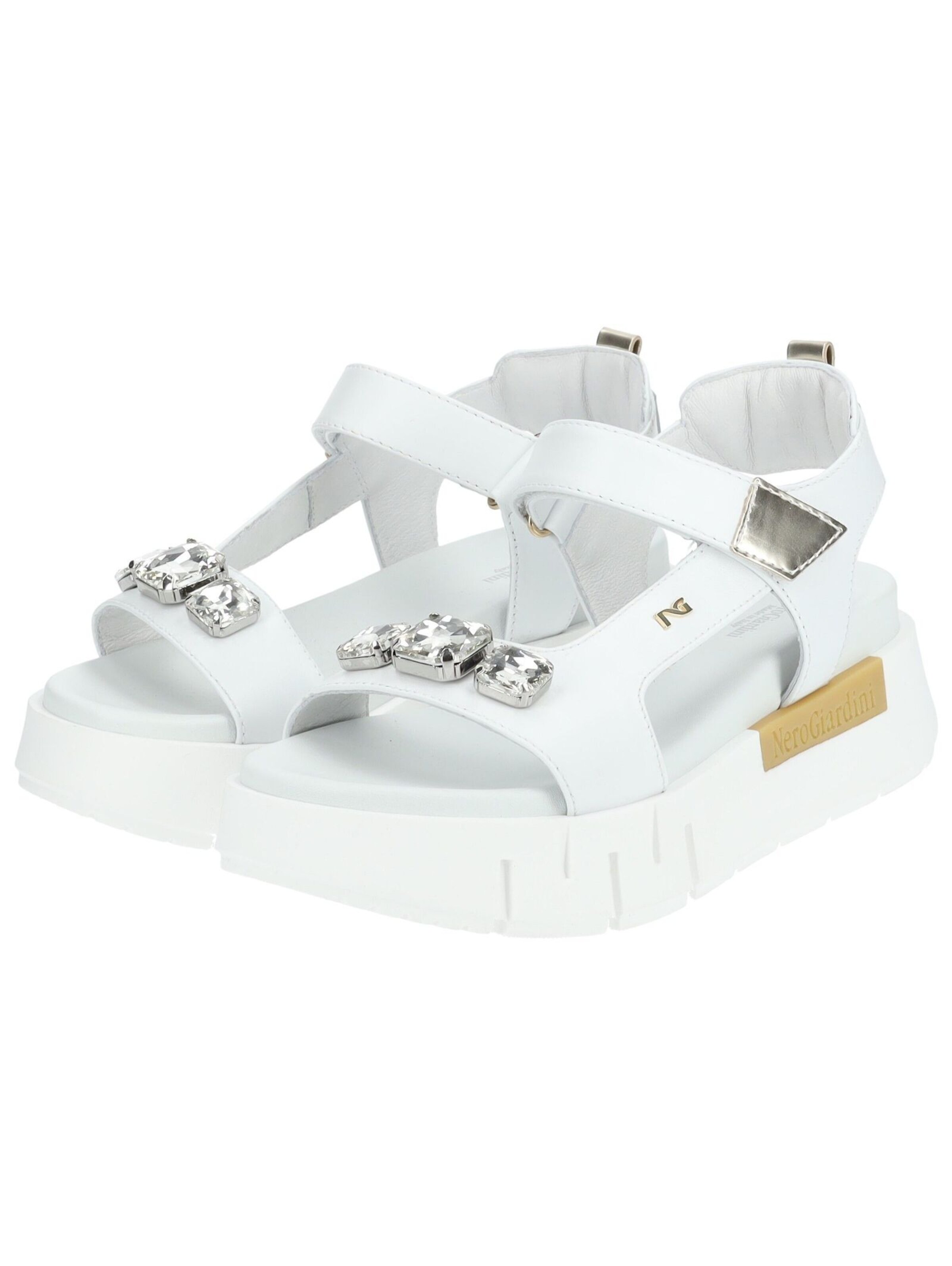 Sandales Nero Giardini en blanc