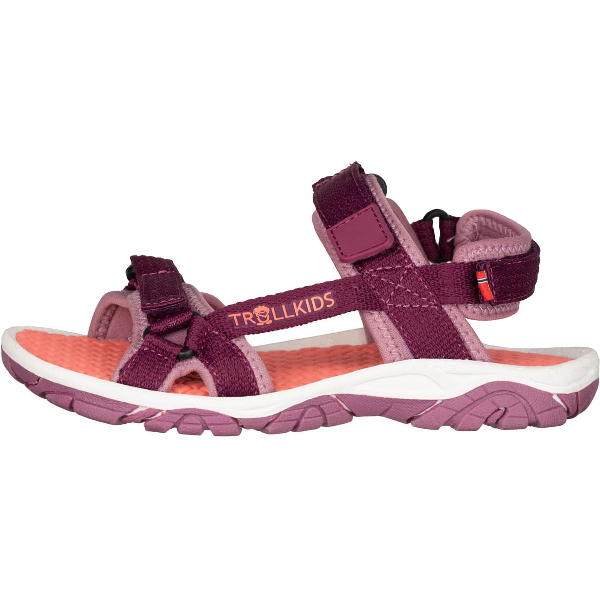 TROLLKIDS Sandals 'Oslofjord' in Purple: front