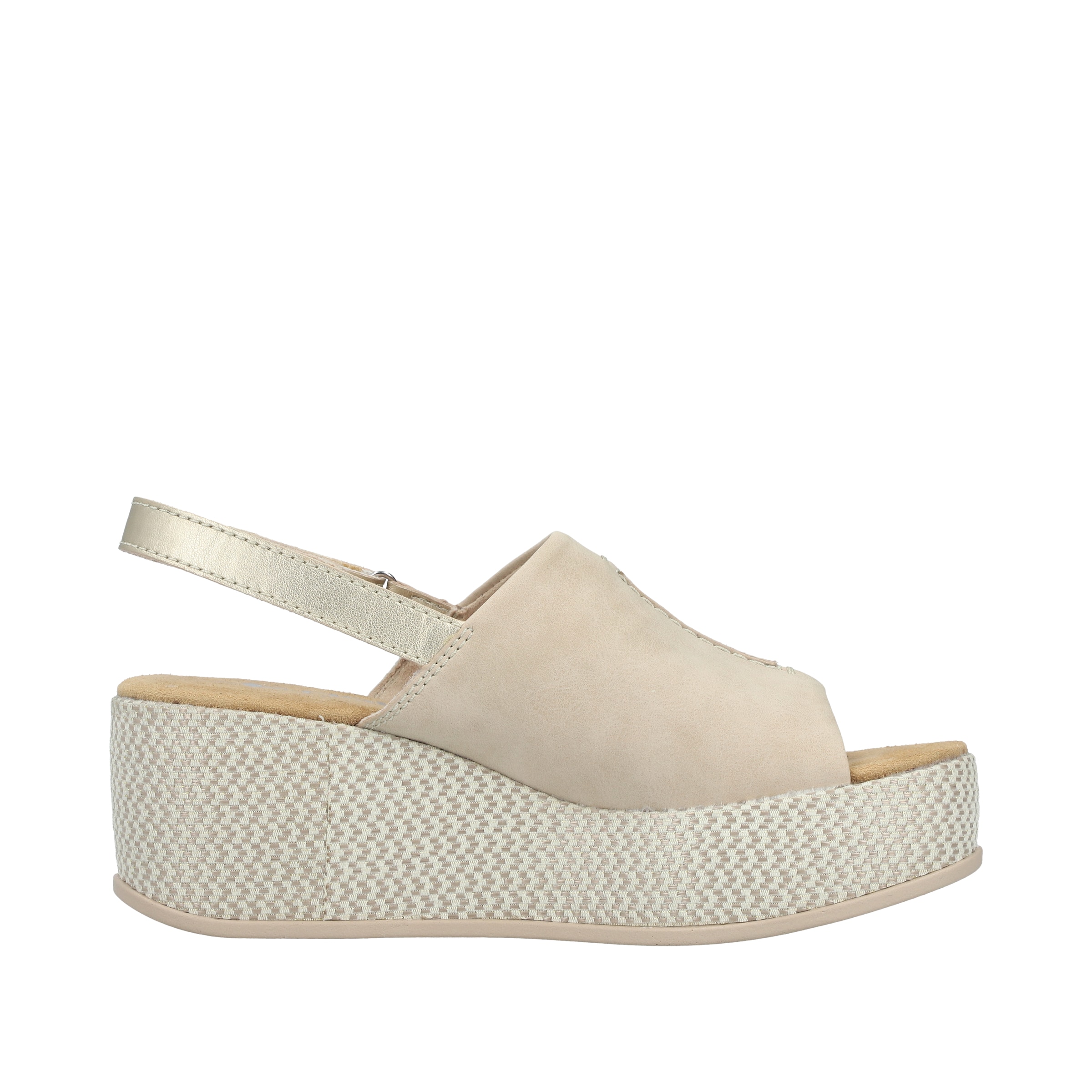 Rieker Strap Sandals in Beige