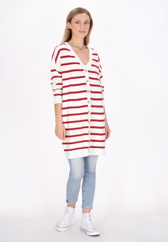 Cardigan DreiMaster Maritim en blanc