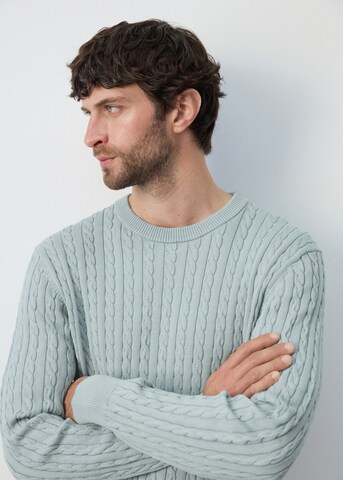 MANGO MAN Sweater 'Muguet' in Green