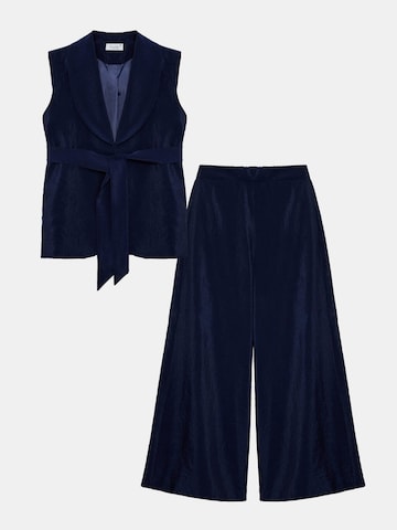Touche Prive Broekpak in Blauw