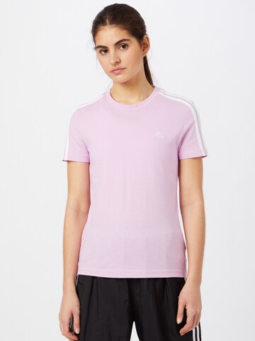 T-shirt fonctionnel 'Essentials' ADIDAS SPORTSWEAR en violet : devant