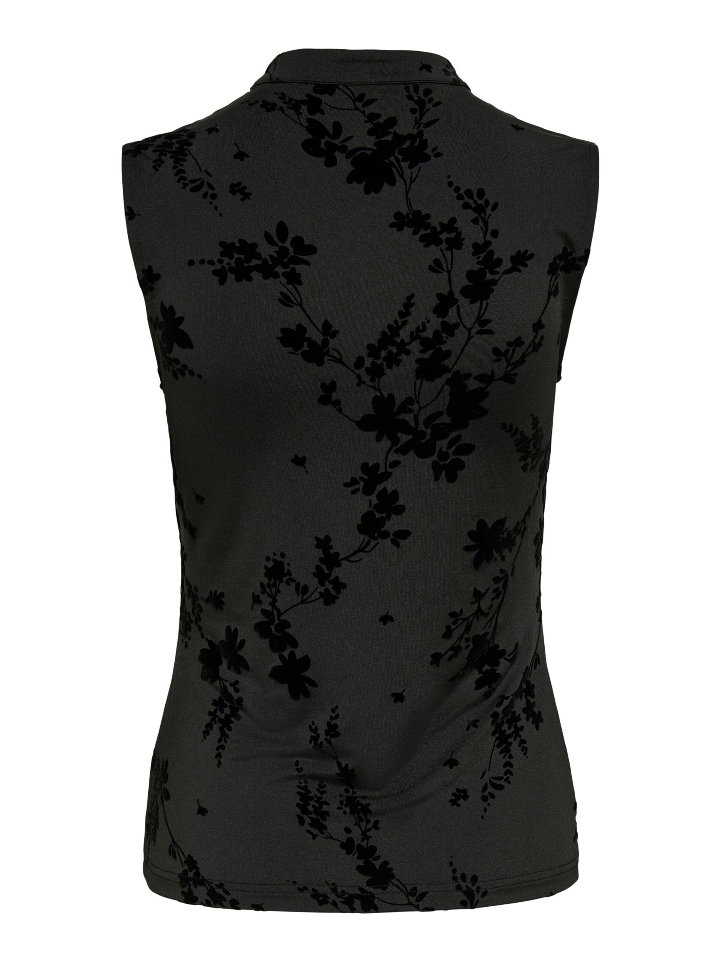 Top 'FLORA ' di JDY in nero
