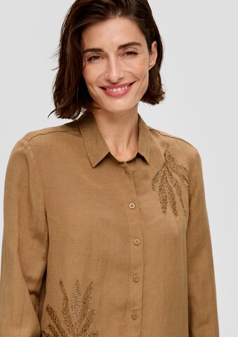 s.Oliver BLACK LABEL Blouse in Brown