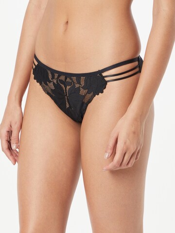 Lindex Thong in Black: front