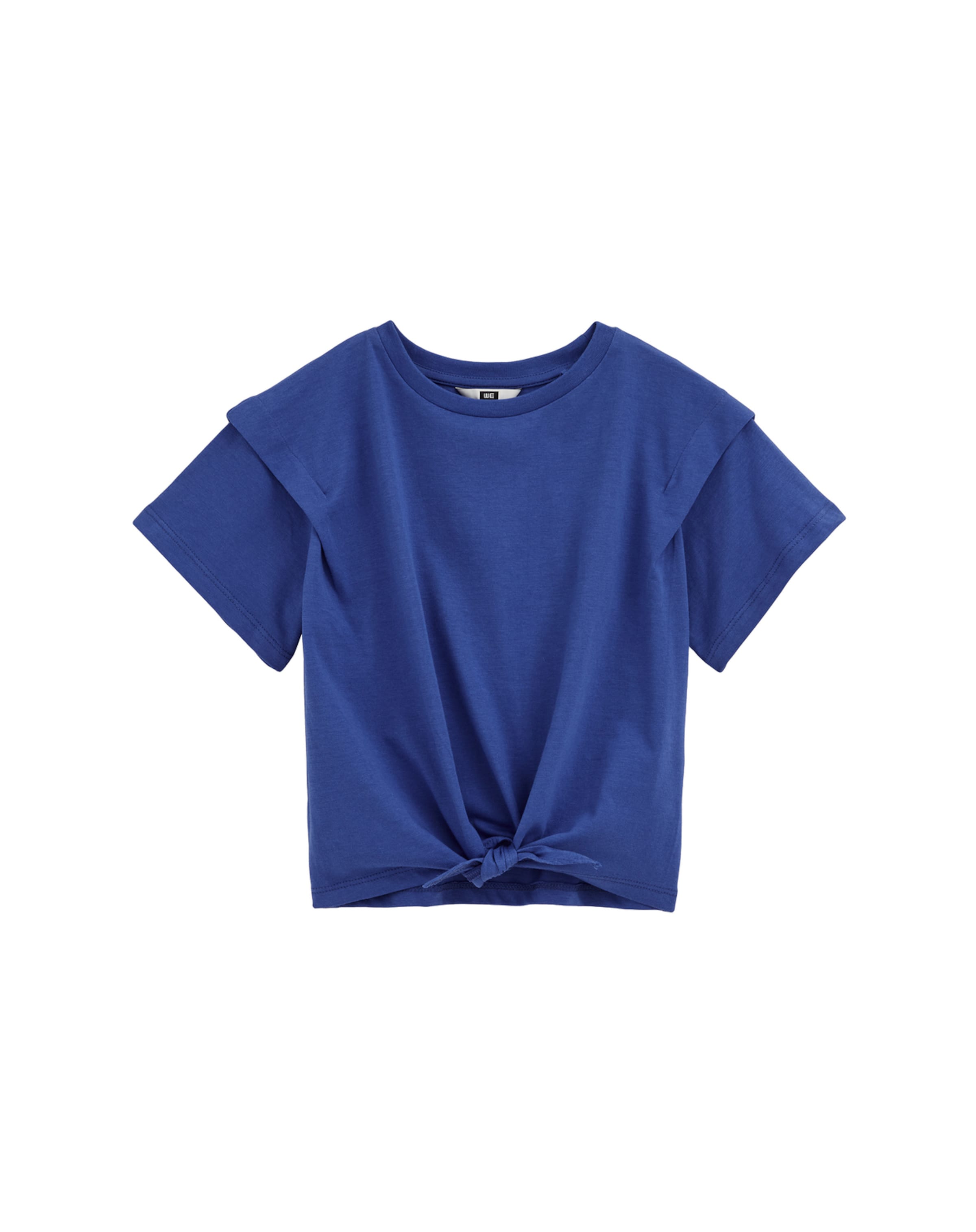 T-Shirt WE Fashion en bleu : devant