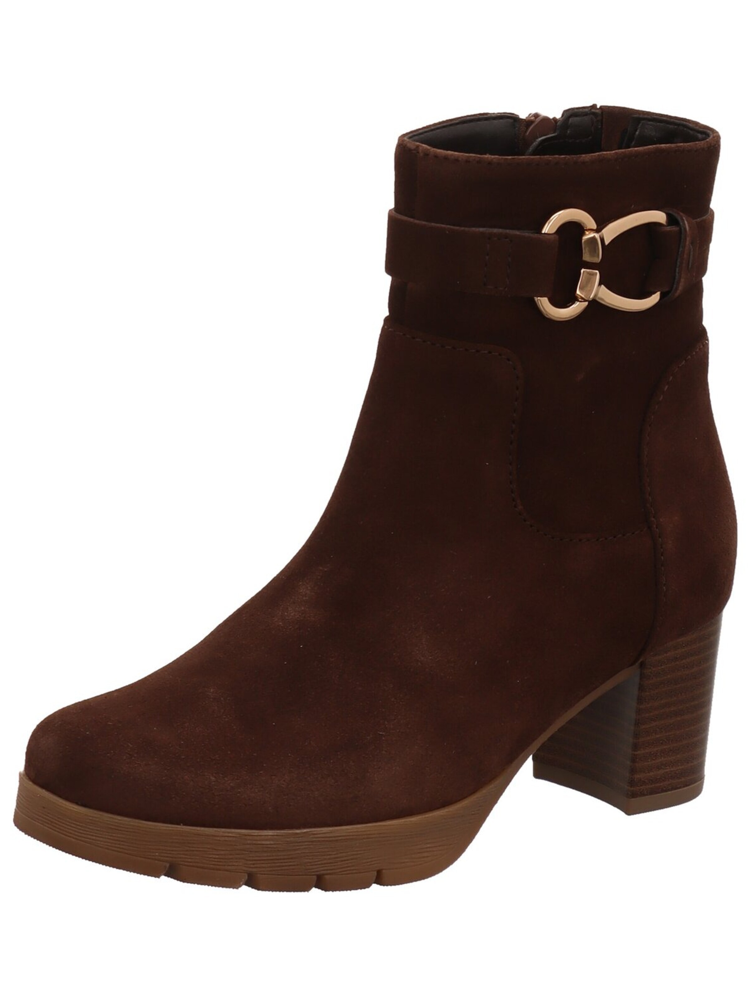 GABOR Boots 'Klassische Stiefelette Damen 8030.02.004 Rauleder in braun' in 35 in Brown, Item view