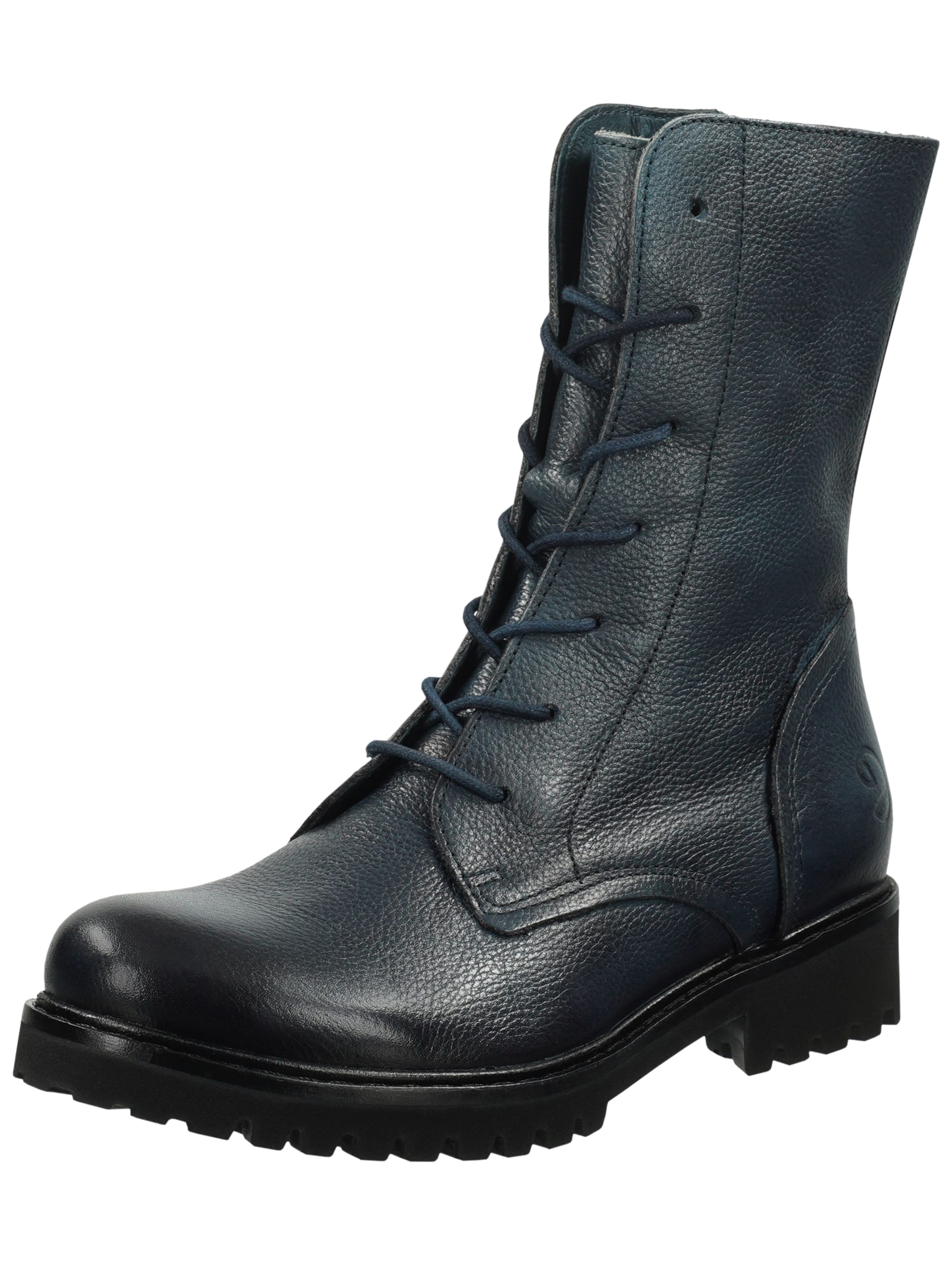 FELMINI Schnürstiefelette in Blau: Vorderseite