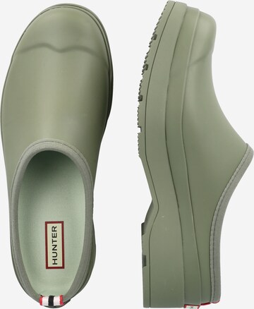 Clogs di HUNTER in verde