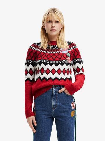 Pullover 'Buddy' di Desigual in rosso: frontale