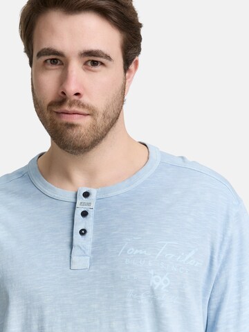 TOM TAILOR Men + Shirt in Blauw
