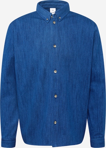 Regular fit Camicia di Won Hundred in blu: frontale