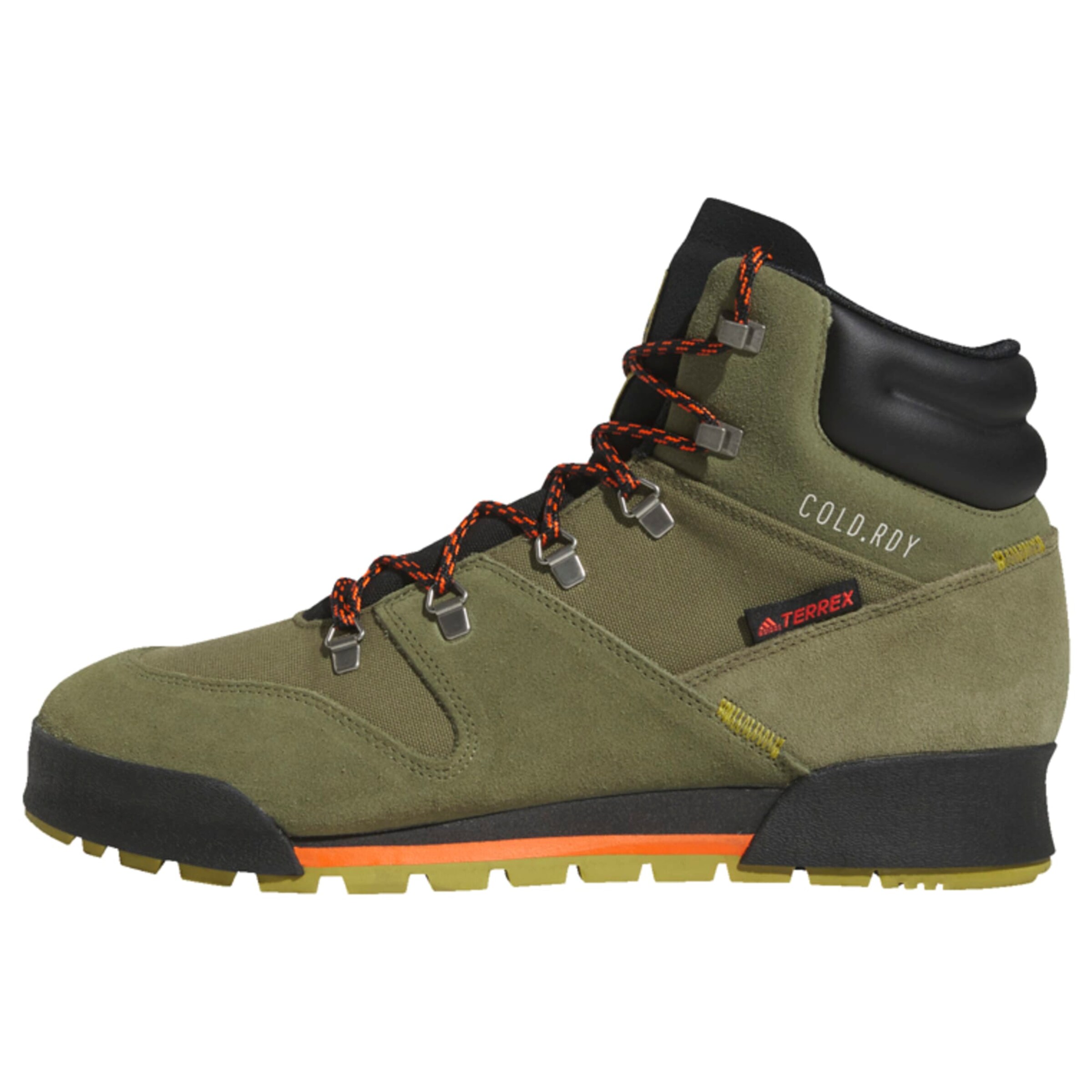 ADIDAS TERREX Outdoorboots in oliv / knallrot / schwarz / naturweiß, Produktansicht