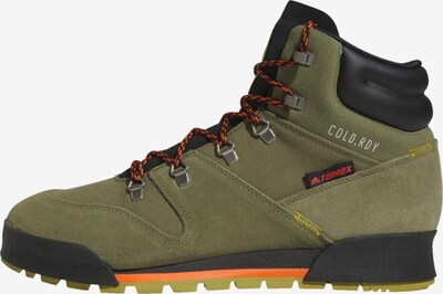 ADIDAS TERREX Boots in Olive / bright red / Black / natural white, Item view