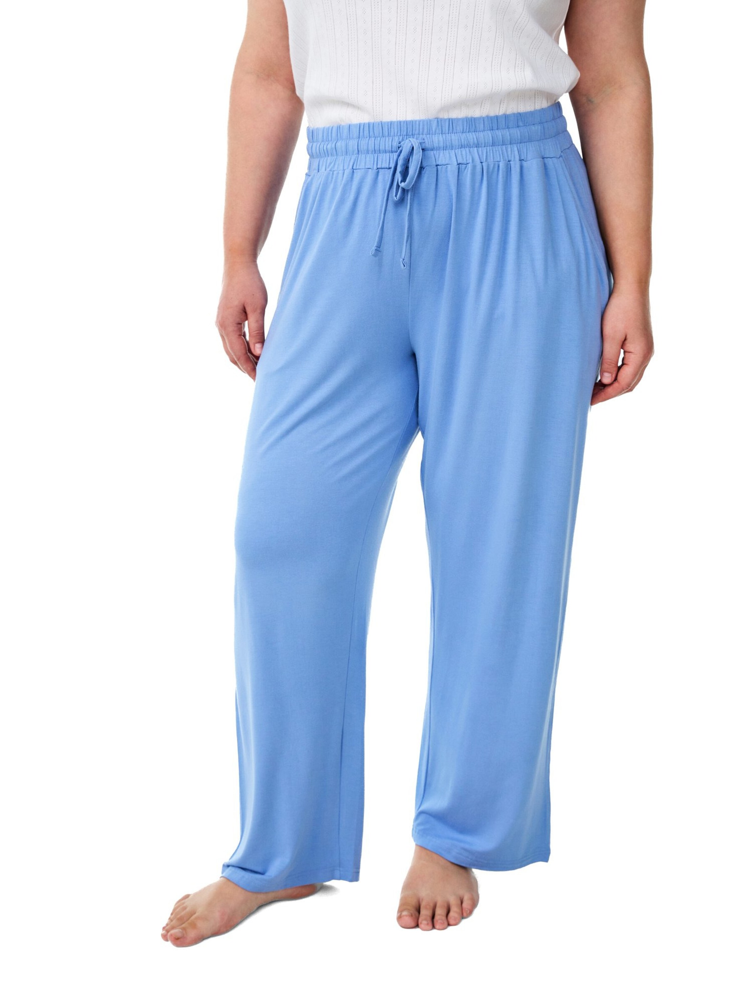 Zizzi Пижамные штаны 'MHALI' в Синий: спереди