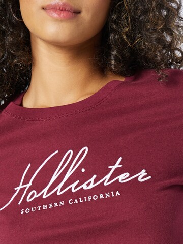 HOLLISTER Koszulka w kolorze czerwony