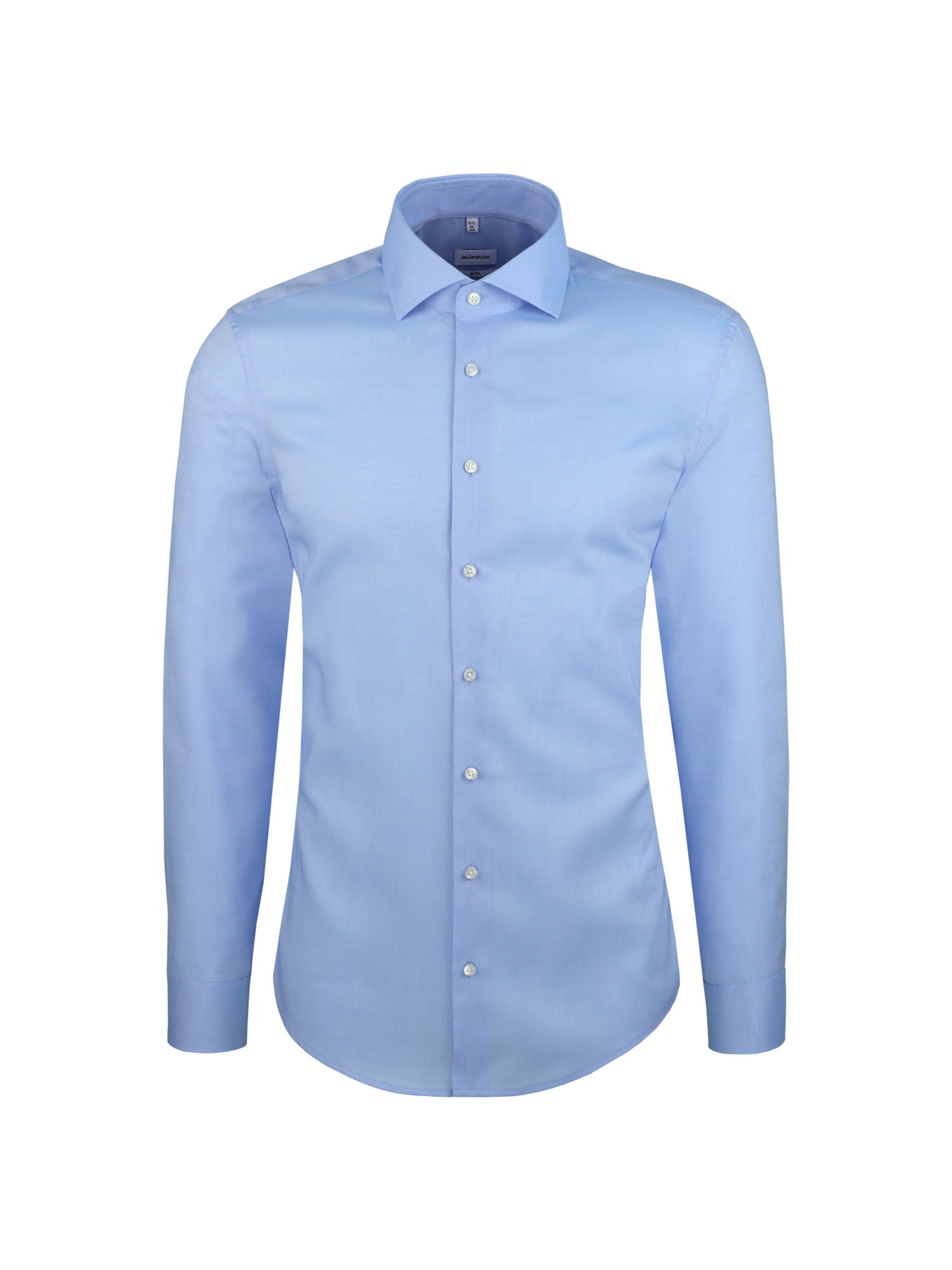 SEIDENSTICKER Zakelijk overhemd 'Schwarze Rose' in de kleur Blauw, Productweergave
