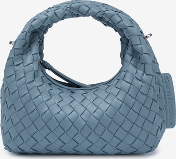 Les Visionnaires Handbag 'Greta Micro weave' in Blue: front