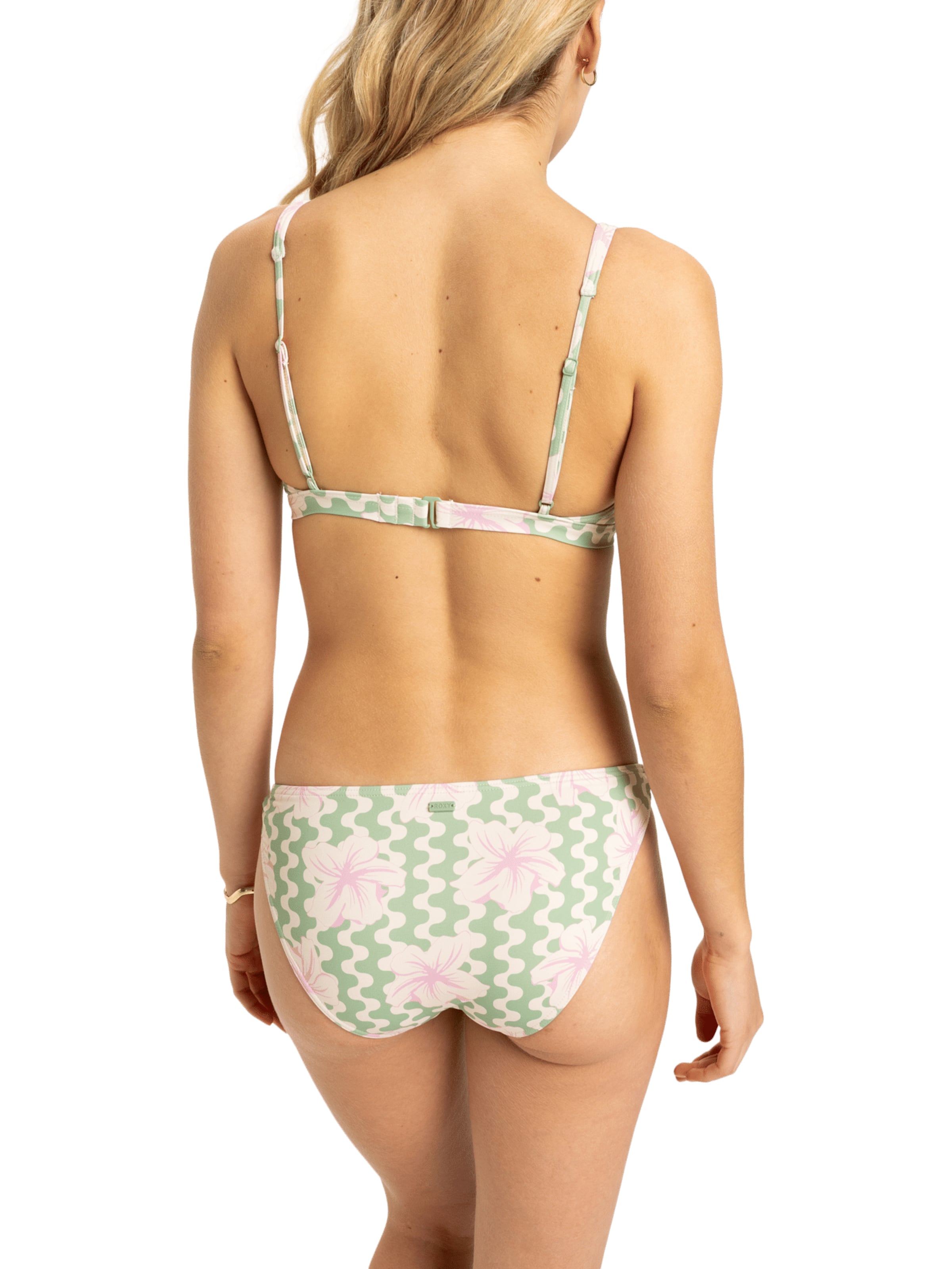 Triangle Bikini 'Hibiscus Daze' ROXY en vert