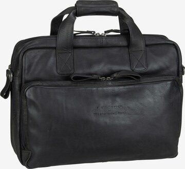 The Chesterfield Brand Document Bag 'Geneva' in Black: front
