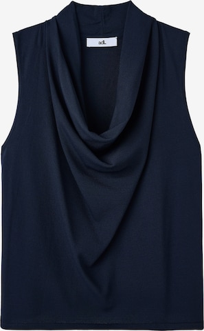 adl Bluse in Blau: Vorderseite