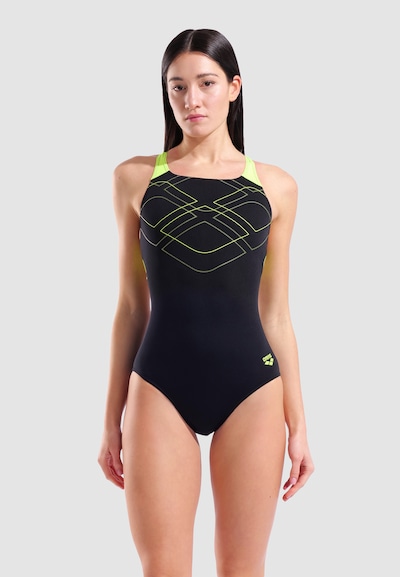 ARENA Active Swimsuit in XS in Lemon / Black, Item view
