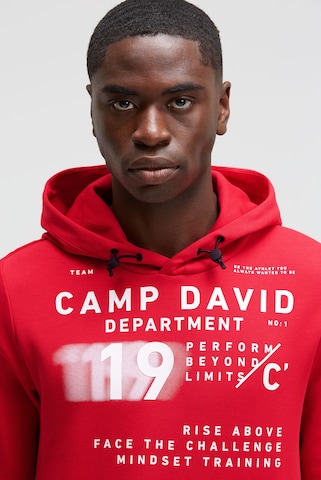 CAMP DAVID Sweatshirt in Red
