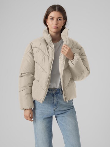 VERO MODA Winterjas 'WAVE' in Beige: voorkant